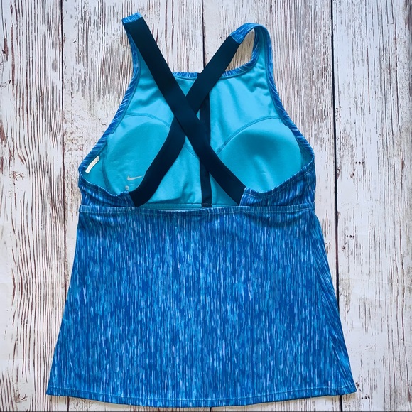 Nike Workout Racerback Tank Top Medium - Picture 3 of 5